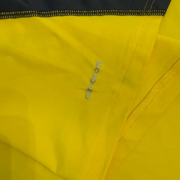 Adidas Yellow & Gray ClimaCool Performance T-Shirt – Size XL - Picture 7 of 11